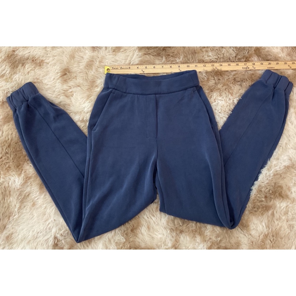Lululemon Softstreme High Rise Jogger Navy Blue Pants Size 0 W0CQPS - Picture 6 of 8